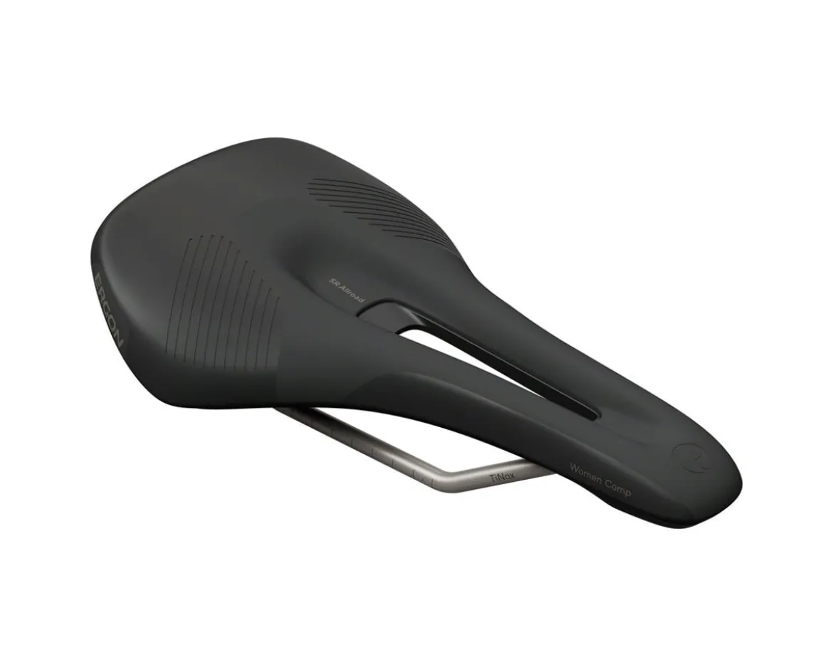 Ergon Women's SR Allroad Comp Saddle (Black) (TiNox XP Rails) (S/M)