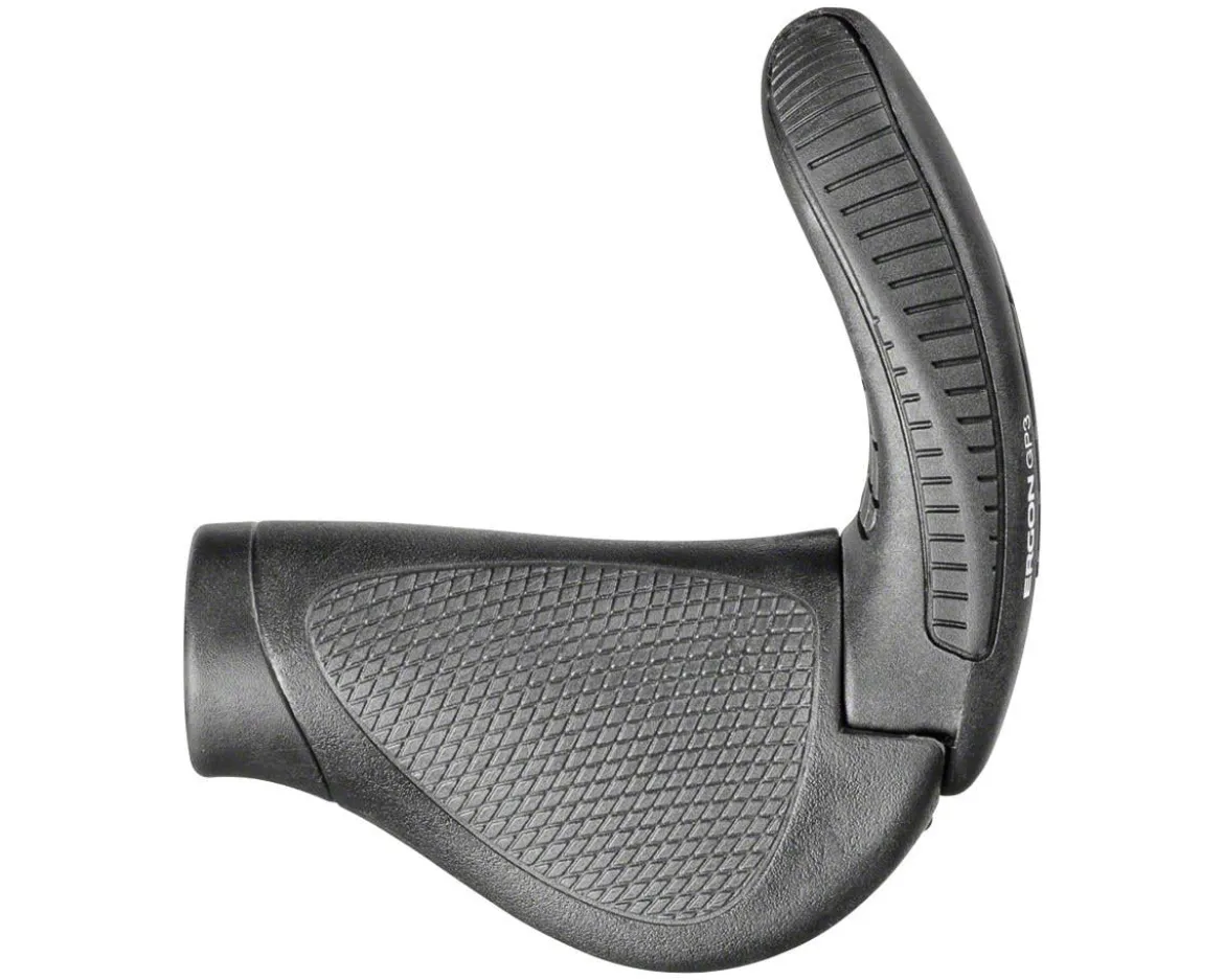 Ergon GP3 Grips (Black/Grey) (Gripshift) (S)