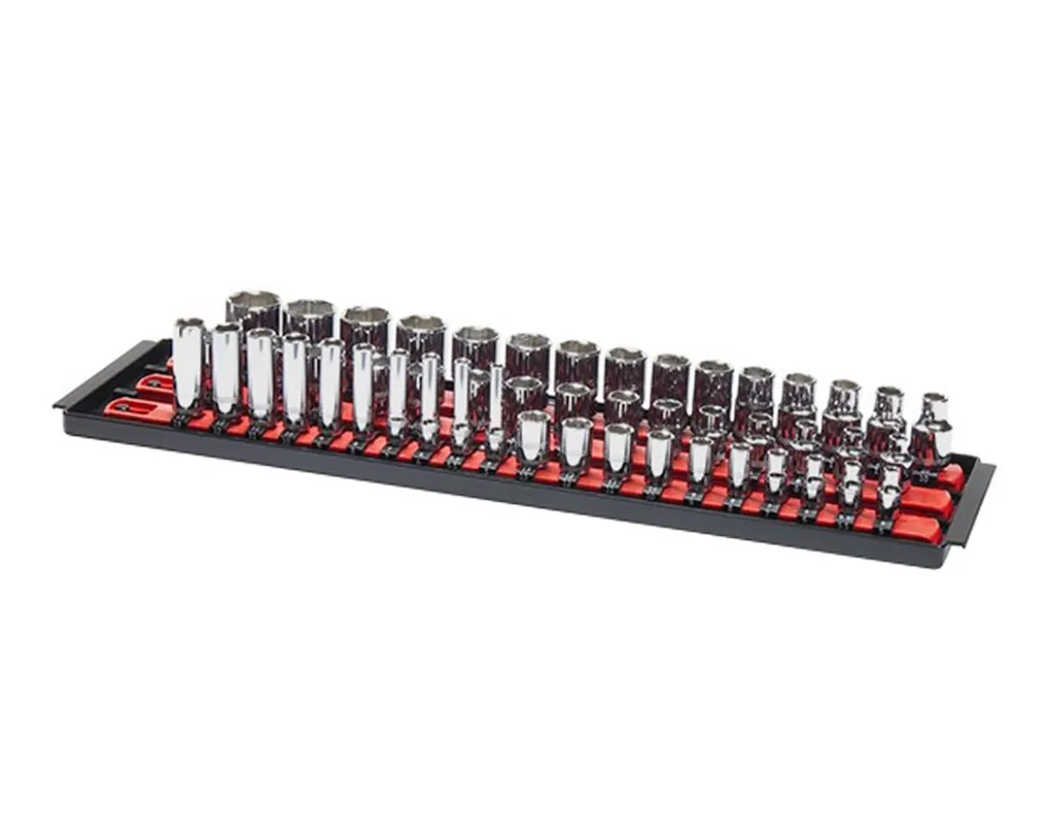 Ernst Manufacturing 18" 3 Rail Twist Lock Socket Boss (Red) (1/4, 3/8 & 1/2")