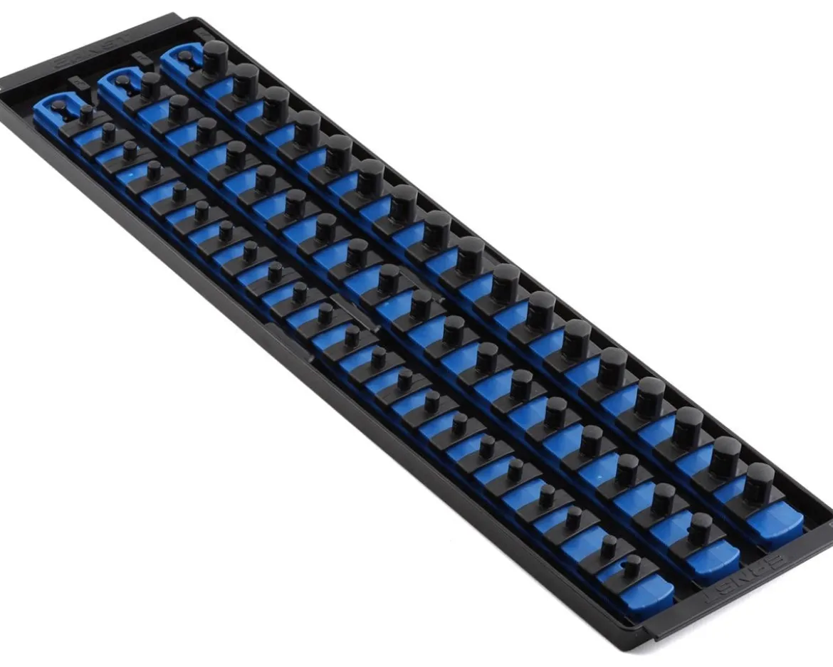 Ernst Manufacturing 18" 3 Rail Twist Lock Socket Boss (Blue) (1/4, 3/8 & 1/2")