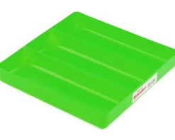 Ernst Manufacturing 3 Compartment Organizer Tray (Green) (10.5x10.5