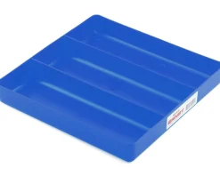 Ernst Manufacturing 3 Compartment Organizer Tray (Blue) (10.5x10.5