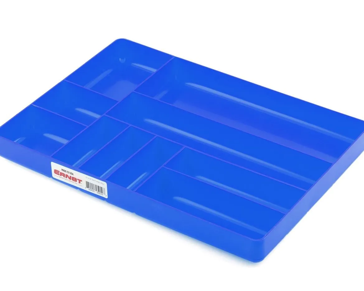 Ernst Manufacturing 10 Compartment Organizer Tray (Blue) (11x16")