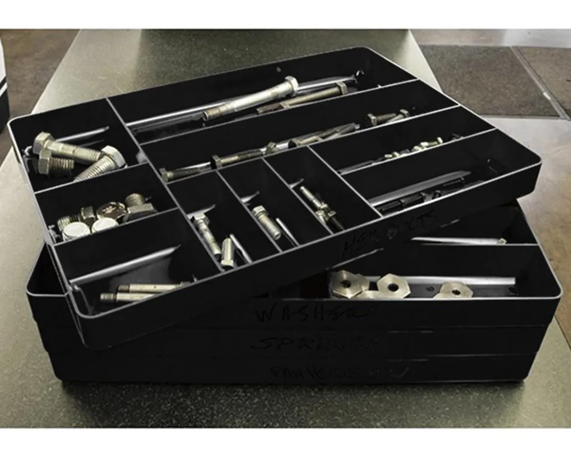 Ernst Manufacturing 10 Compartment Organizer Tray (Blue) (11x16")