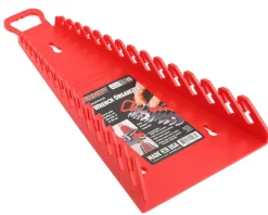 Ernst Manufacturing 15 Wrench Reverse Gripper Organizer (Red)
