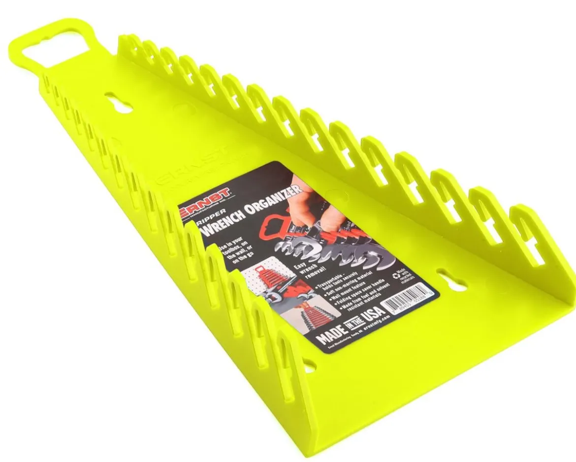 Ernst Manufacturing 15 Wrench Reverse Gripper Organizer (HI-VIZ)