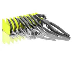 Ernst Manufacturing No-Slip 10 Tool Plier Organizer (Red/Black)