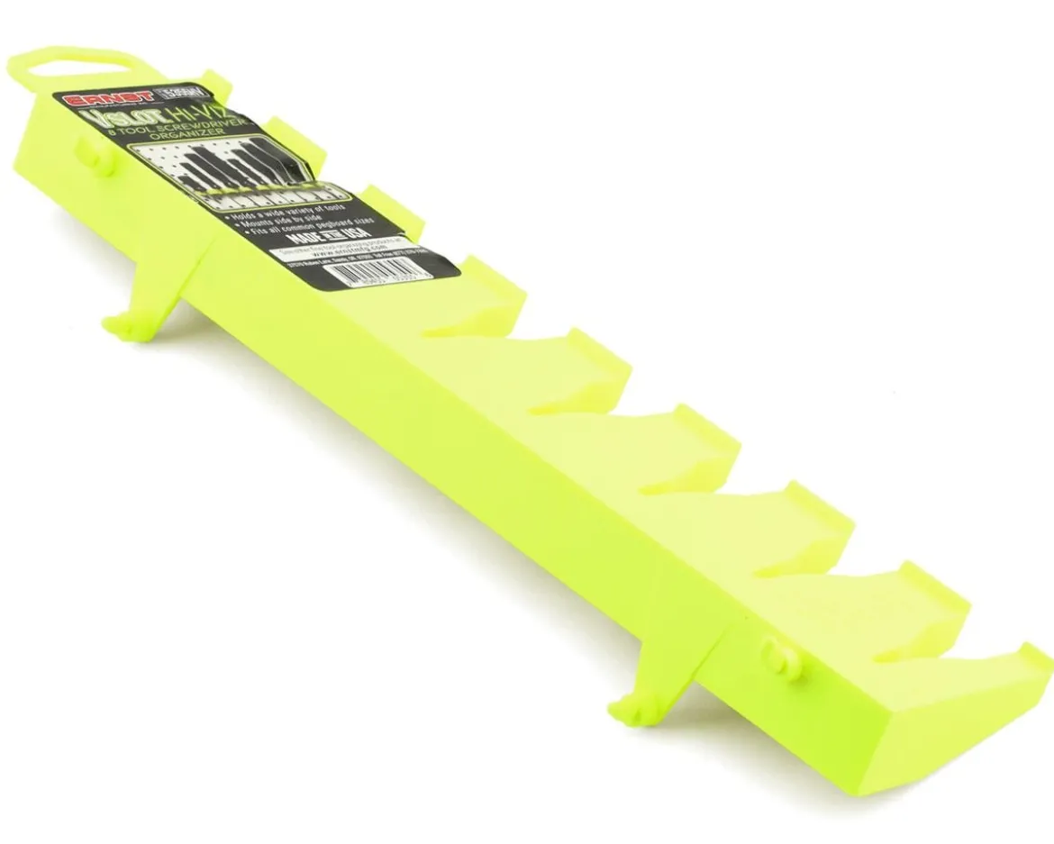 Ernst Manufacturing V-Slot 8 Tool Screwdriver Organizer (HI-VIZ)