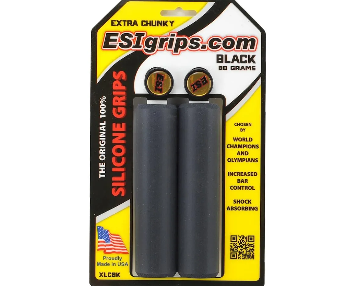 ESI Grips Extra Chunky Silicone Grips (Black)