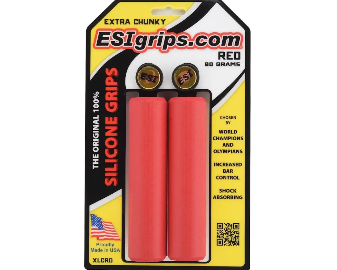 ESI Grips Extra Chunky Silicone Grips (Red)