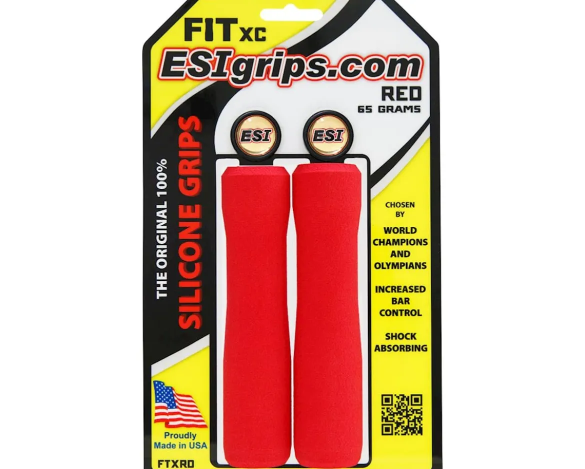 ESI Grips FIT XC Grips (Red)