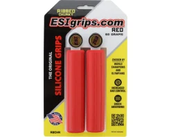 ESI Grips MTB Ribbed Chunky Silicone Grips (Red)
