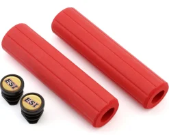 ESI Grips MTB Ribbed Extra Chunky Silicone Grips (Red)