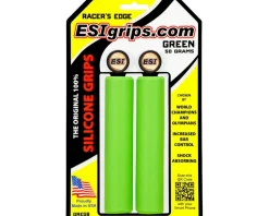 ESI Grips Racer's Edge Silicone Grips (Green)