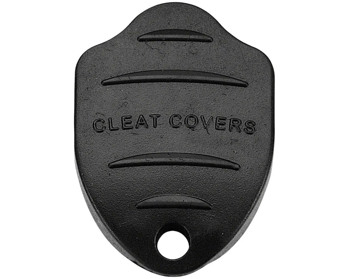 Exustar Cleat Covers (Black) (1 Pair) (Shimano SPD)