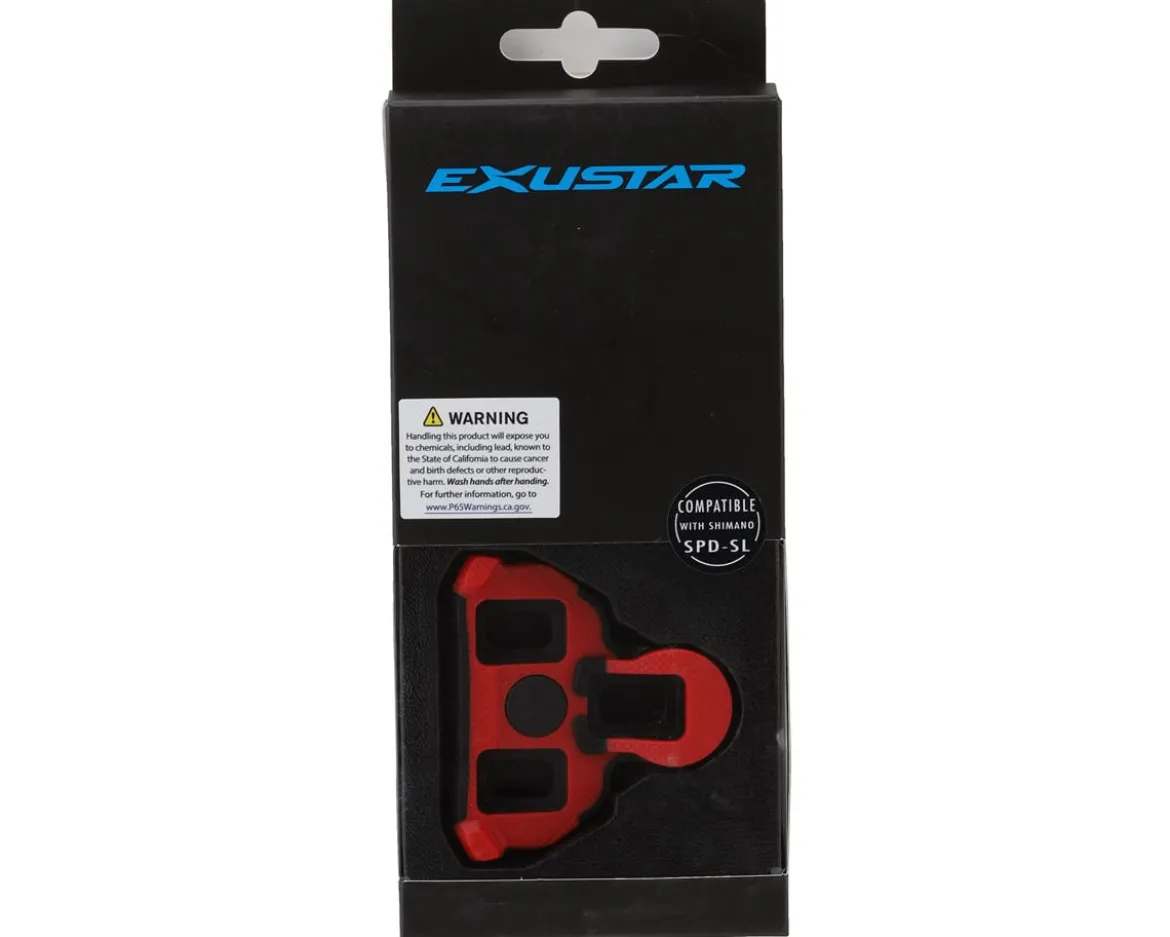 Exustar SL3H2 Road Cleats (For Shimano SPD-SL) (6°) (Red)