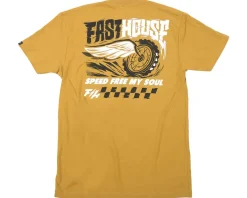 Fasthouse Inc. High Roller T-Shirt (Vintage Gold) (S)