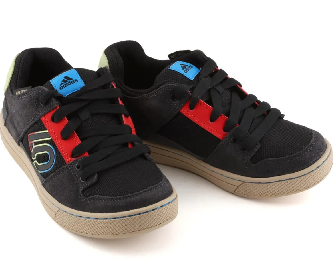 Five Ten Freerider Flat Shoes (Core Black/Carbon/Pulse Lime) (12)