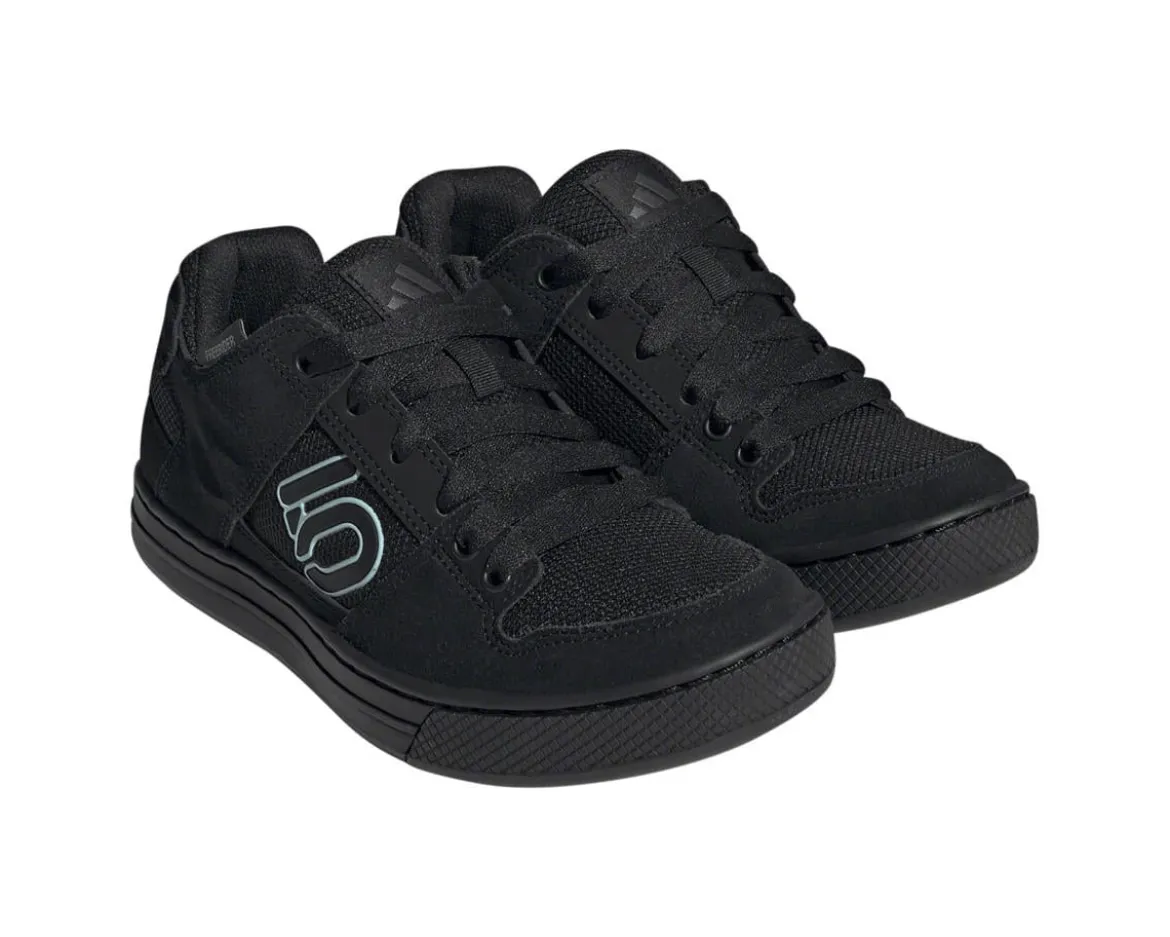 Five Ten Women's Freerider Flat Pedal Shoes (Core Black/Core Black/Grey Six) (5)