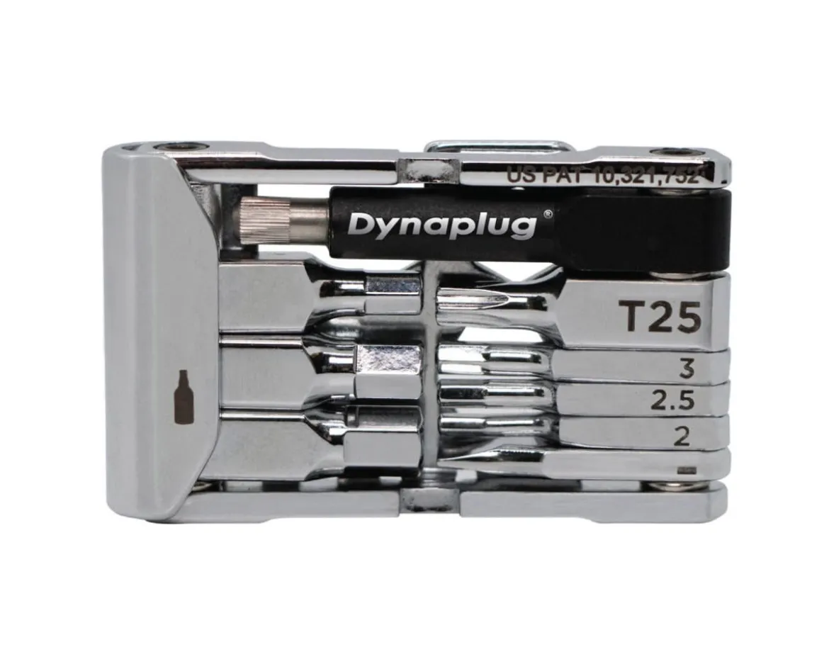 Fix Manufacturing Wheelie Wrench X Dynaplug Folding Multi Tool (Silver)