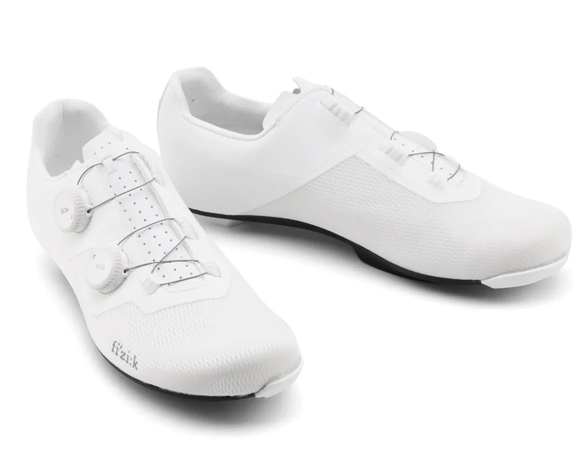 fizik Lyra Road Shoes (White/White) (43)