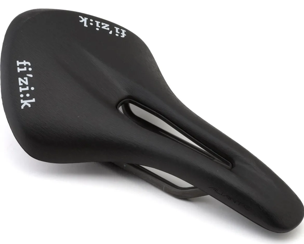 fizik Tempo Aliante R1 Light Saddle (Black) (Carbon Rails) (145mm)