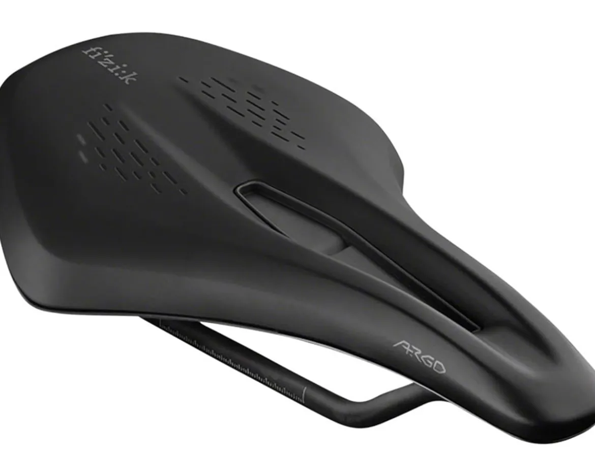 fizik Terra Argo X1 Gravel Saddle (Black) (Carbon Rails) (150mm)