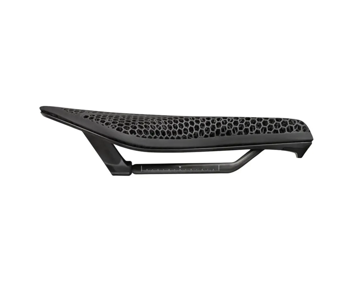 fizik Transiro Aeris Short Distance R1 Adaptive Saddle (Black) (Carbon Rails) (135mm Width)