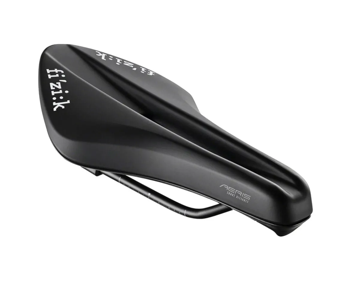 fizik Transiro Aeris Short Distance R3 Saddle (Black) (Alloy Rails) (135mm)