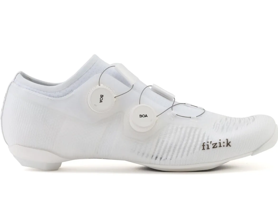 fizik Vega Carbon Road Shoes (White/White) (42)