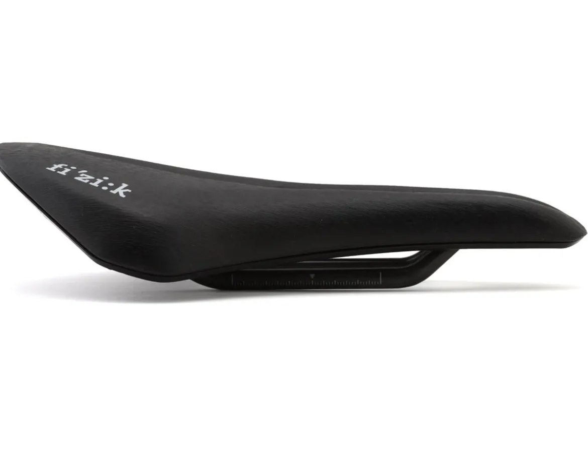 fizik Vento Argo R1 Light Saddle (Black) (Carbon Rails) (150mm)