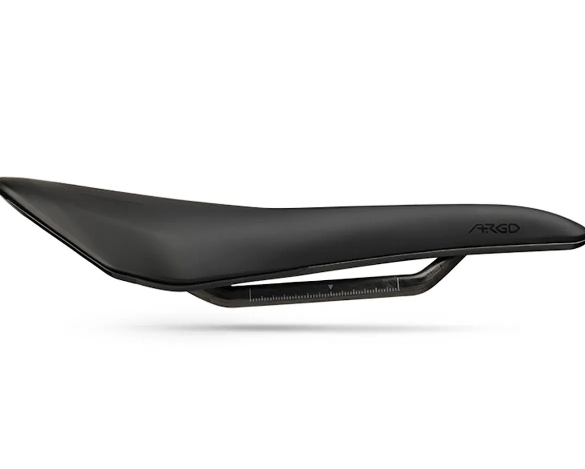 fizik Vento Argo R1 Saddle (Black) (Carbon Rails) (140mm)