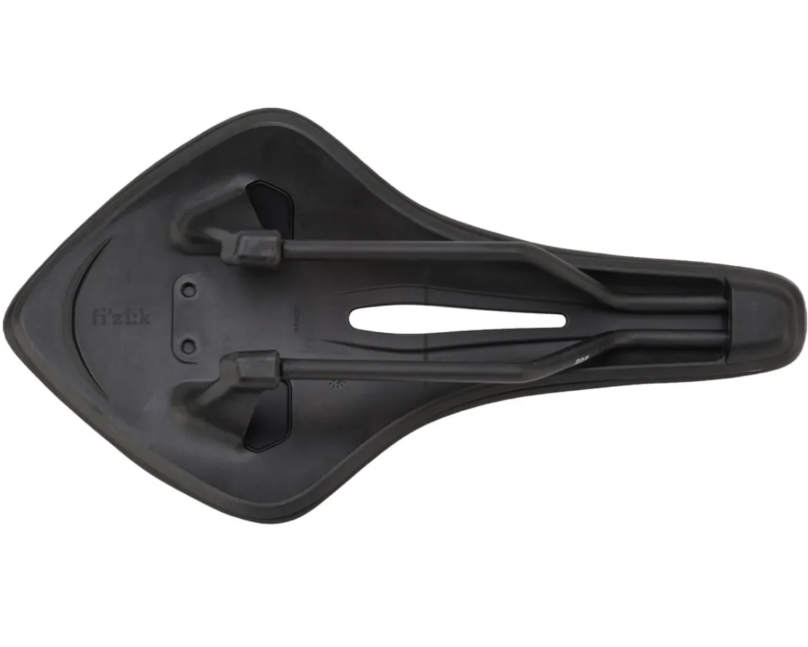 fizik Vento Arione R1 Light Saddle (Black) (Carbon Rails) (145mm)