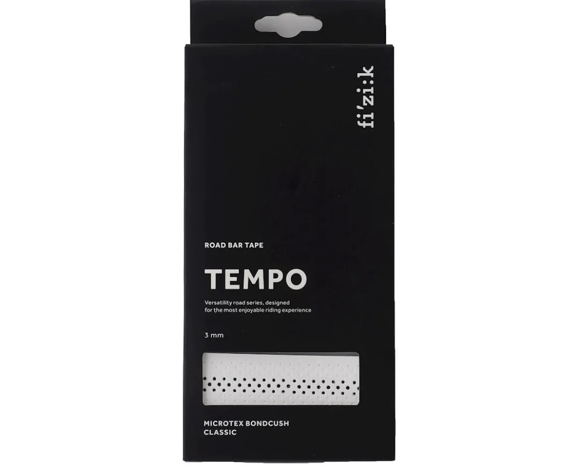 fizik Tempo Bondcush Classic Handlebar Tape (White) (3mm Thick)
