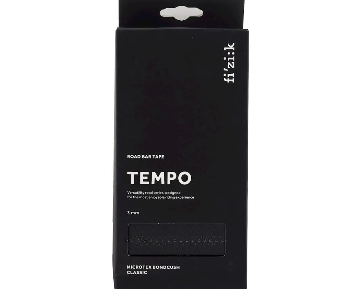 fizik Tempo Bondcush Classic Handlebar Tape (Black) (3mm Thick)