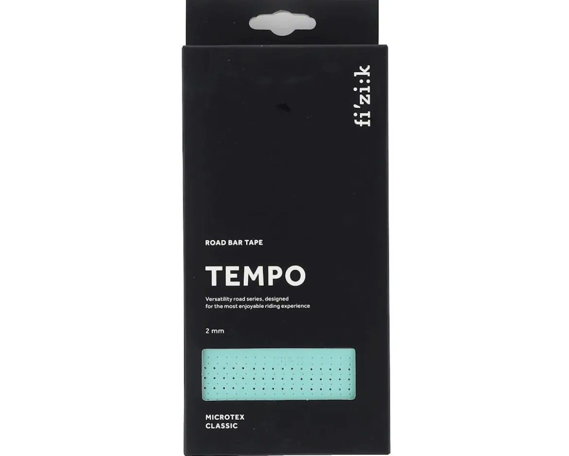 fizik Tempo Microtex Classic Handlebar Tape (Bianchi Green) (2mm Thick)