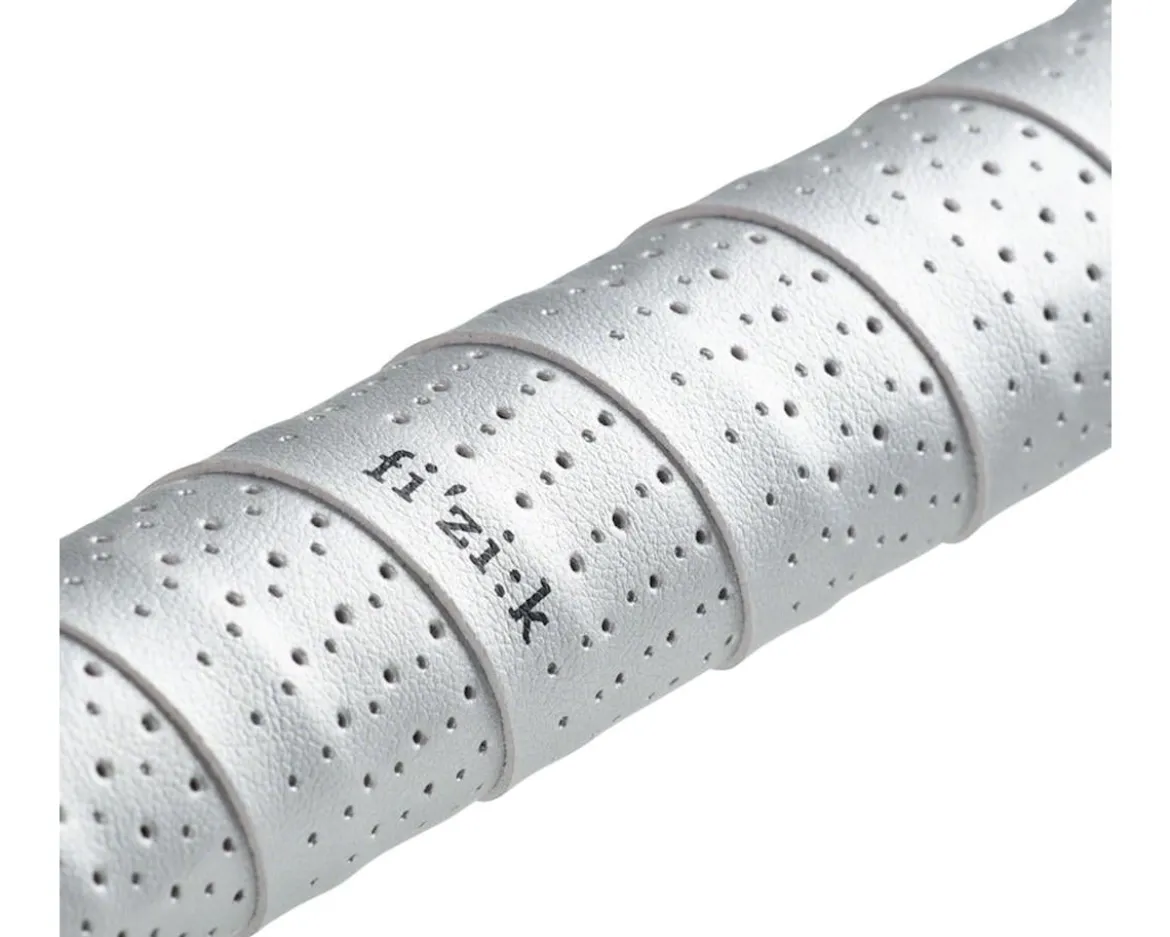 fizik Tempo Microtex Classic Handlebar Tape (Silver) (2mm Thick)