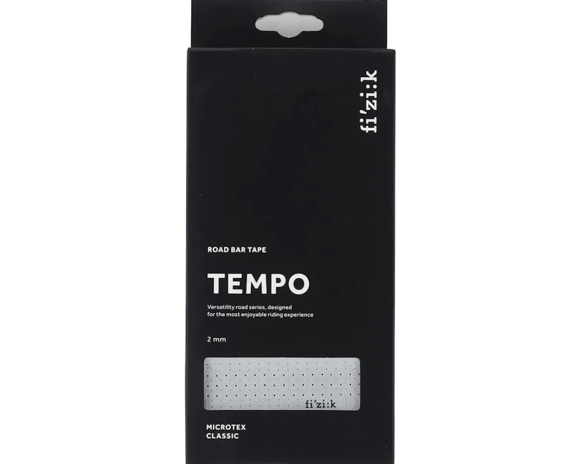 fizik Tempo Microtex Classic Handlebar Tape (Silver) (2mm Thick)