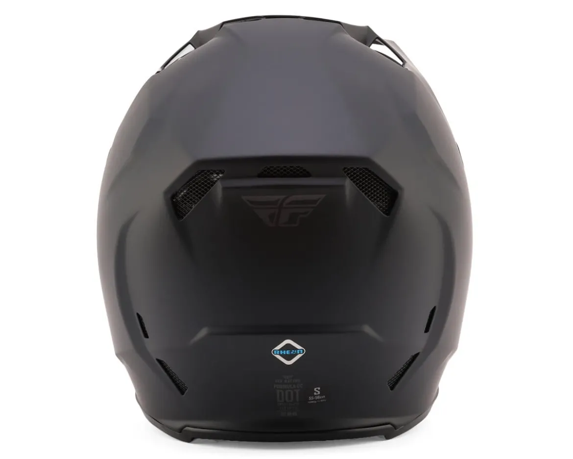Fly Racing Formula CC Solid Helmet (Matte Black) (S)
