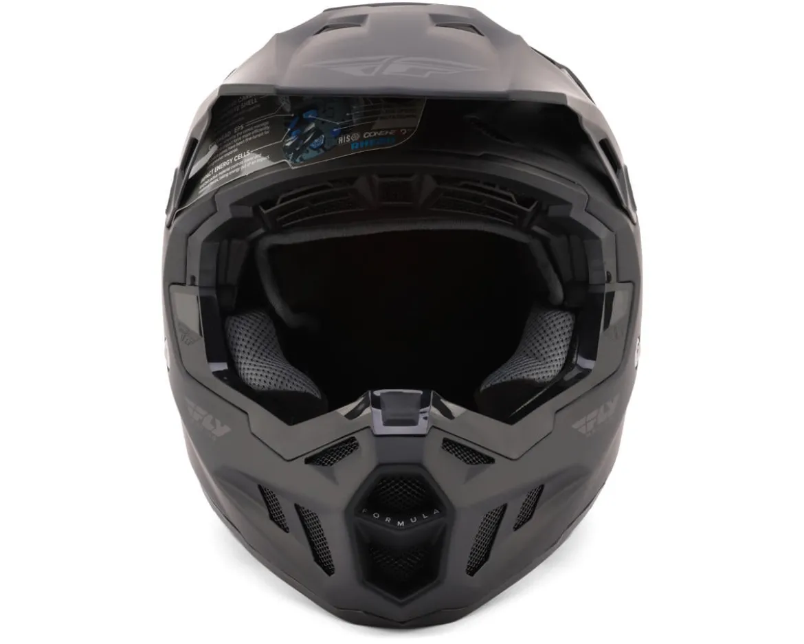 Fly Racing Formula CC Solid Helmet (Matte Black) (S)