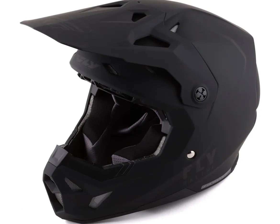 Fly Racing Formula CP Solid Helmet (Matte Black) (XS)