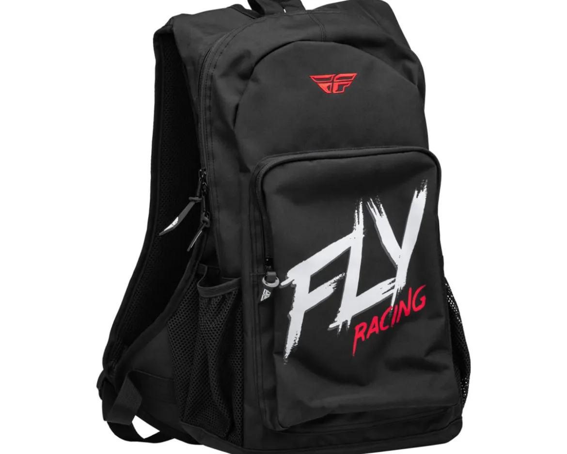 Fly Racing Jump Pack Backpack (Black/White) (35L)
