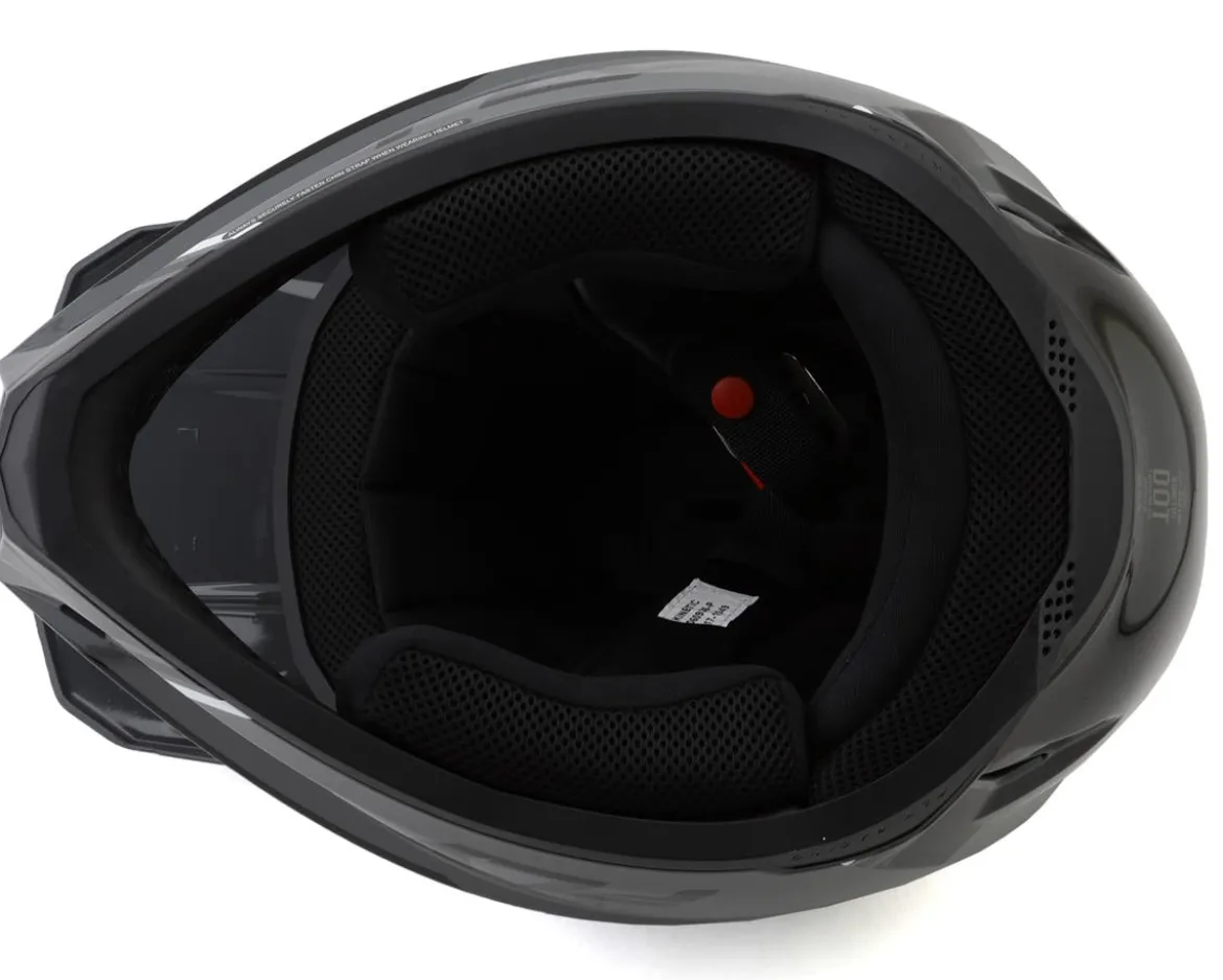 Fly Racing Kinetic Verdict Helmet (Grey/Black/White) (2XL)