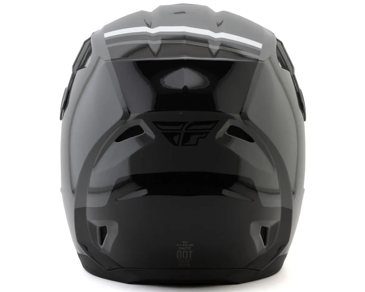 Fly Racing Kinetic Verdict Helmet (Grey/Black/White) (2XL)