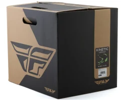Fly Racing Kinetic Verdict Helmet (Black/Hi-Vis/Grey) (2XL)