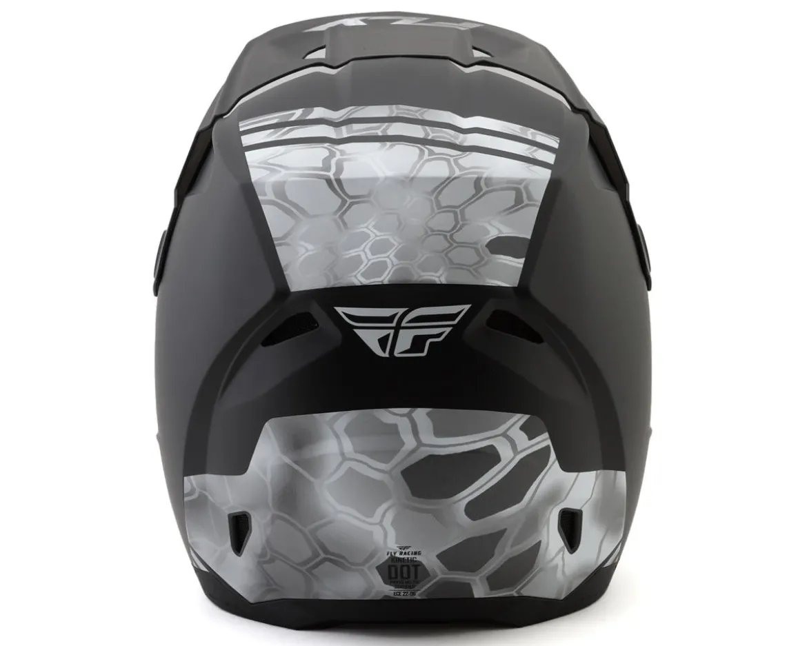Fly Racing Kinetic Verdict Kryptek Helmet (Black/Grey) (XS)