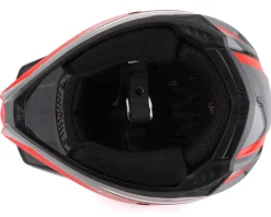 Fly Racing Kinetic Vision Full Face Helmet (Red/Grey) (XL)
