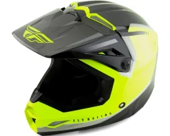 Fly Racing Kinetic Vision Full Face Helmet (Hi-Vis/Black) (XL)