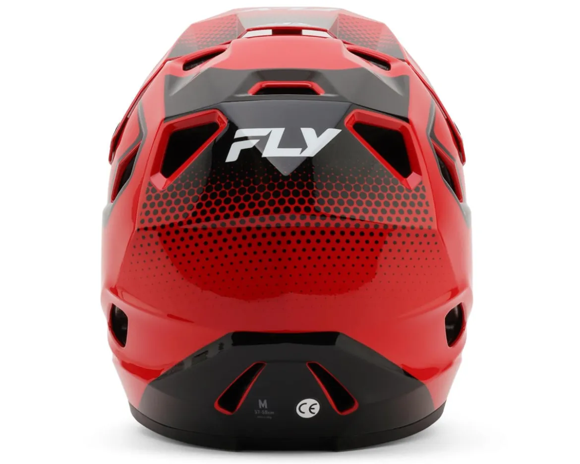 Fly Racing Rayce Sonar Bicycle Helmet (Red/Black/White) (L)