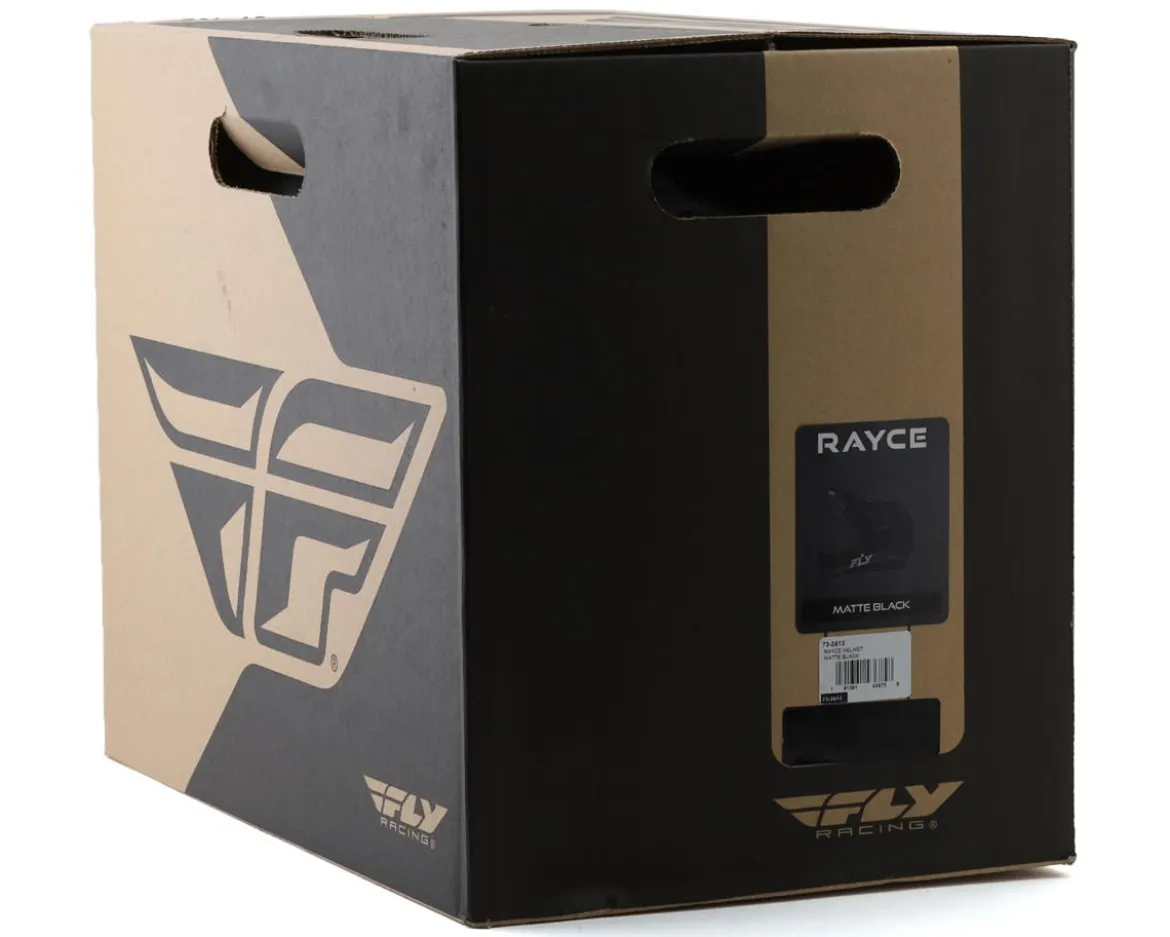 Fly Racing Youth Rayce Repeat Full Face Helmet (Matte Black) (Youth L)